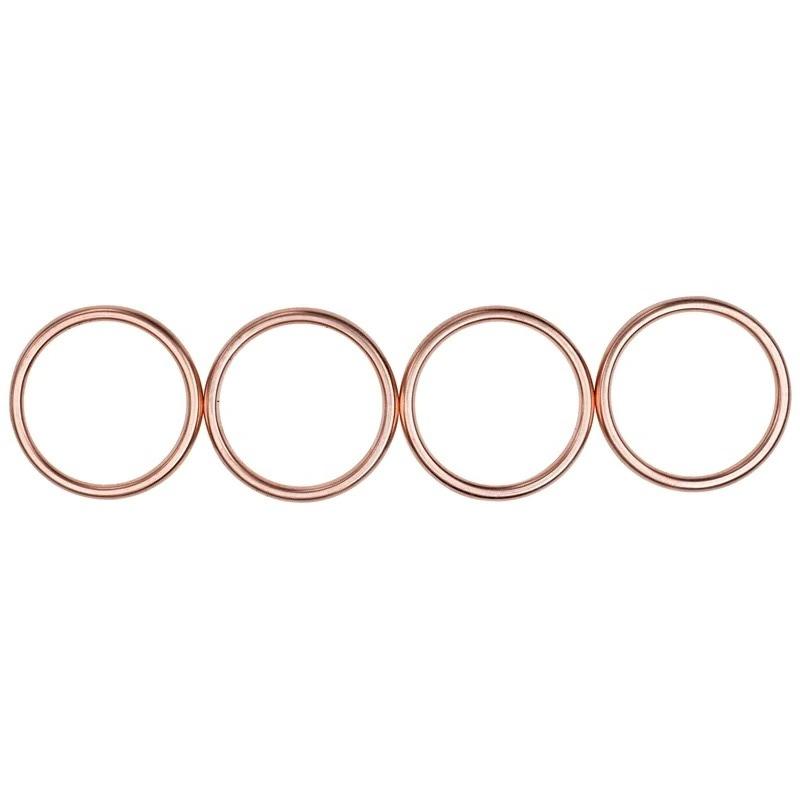 4 PCS Motorcycle Exhaust Pipe Gasket For Honda XR250L 1991-1996 NSF100 2006 XL250R 1984-1987 XR100R 1992-2003 XR200R 1984-1985