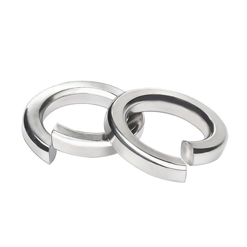 US/UK Standard 304 Stainless Steel Open Spring Washer, Sizes 4# to 1 inch No. 8
