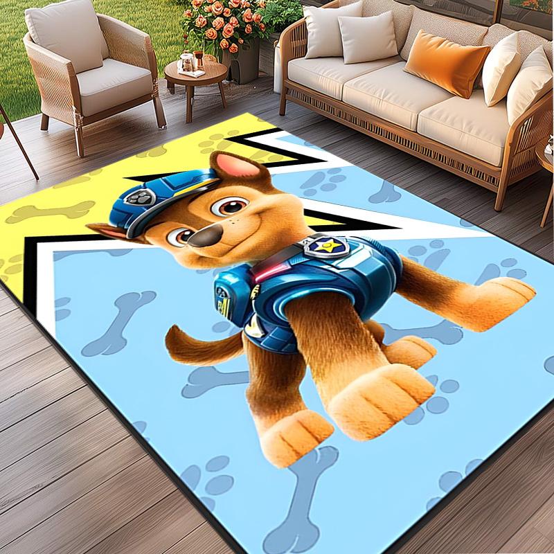 PAW Patrol Print Rug, Washable Floor Carpet, For Entryway Dorm Laundry Room Office Study, Home Decor Birthday Christmas Gift