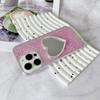 For iPhone 15 Pro Epoxy Case Mirror Design TPU Shockproof Phone Cover