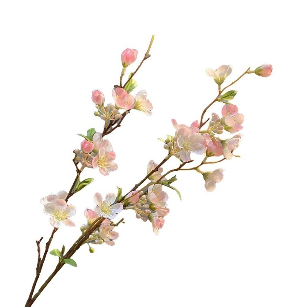 2 Fork Artificial Apple Blossom Branch 84cm Faux Flowers Elegant Cherry Blossom Branch  Living Room