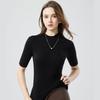 Women's 100% Wool Mock Neck Sweater
