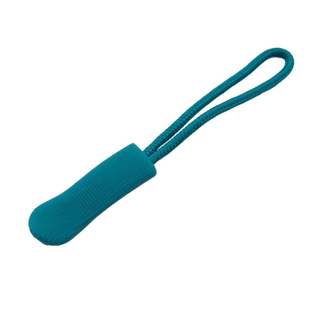 Colored PVC Zipper Pull Rope with Removable Drawstring and Rubber Pull Tab for Bags and Luggage