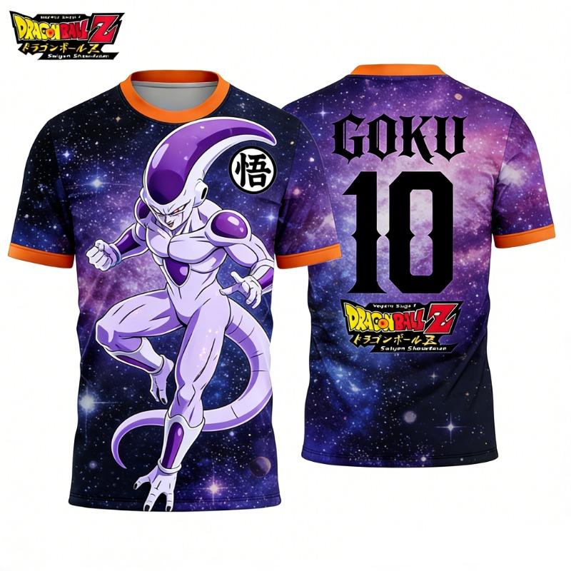 2026 Letní Dragon Ball Retro Fitness Tričko Pánské Oversized 3D Tištěné Krátký Rukáv Rodinné Unisex Dětské Sportovní Tričko