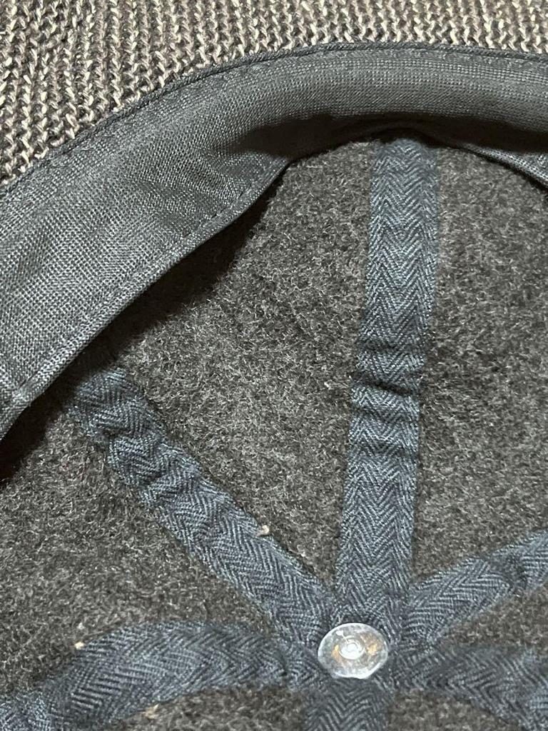 [USED] Sugarcane beach cloth salt and pepper casquette in black and brown