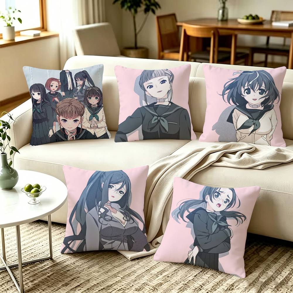 Nemu Manaka Heroes Euphoria EuphoriaVN Pillow Covers, Home Sofa Cushion Covers and Aecorative Custom