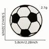 Colorful Cartoon Football Embroidery Iron-on Patch Badge for Clothing