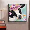 New Arrival 5D DIY Full Circle Diamond Painting "Cow" Embroidery Cross Stitch Home Decor Gift
