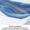USB LED RGB Sandscape Lamp Moving Sand Art Nattljus med 7 färger Timglasljus 3D Moving Sand Art Bordslampa Julklapp