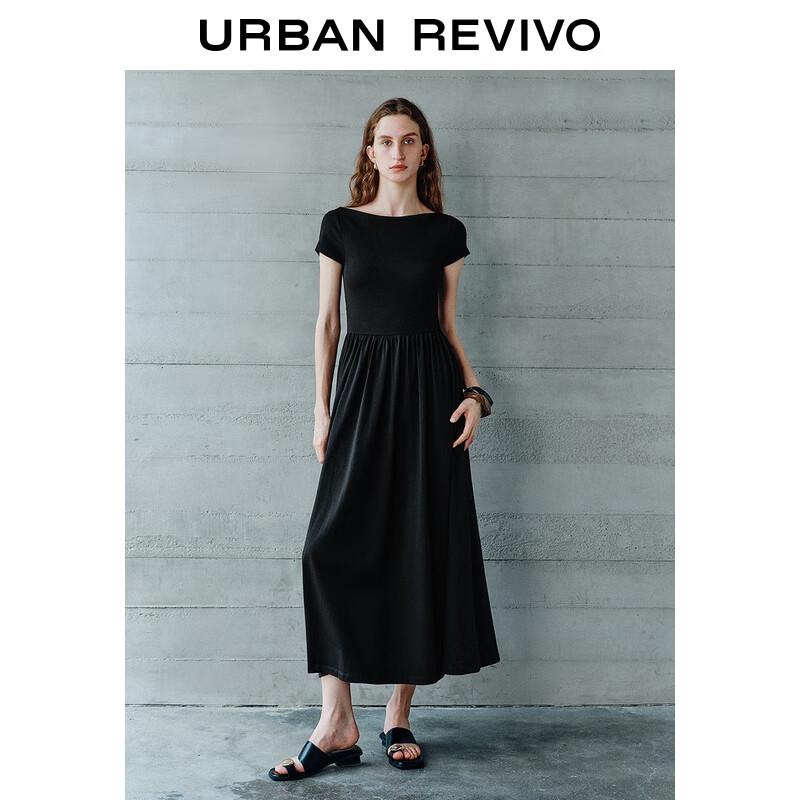 UR Women's Elegant Off-Shoulder Slim A-Line Dress