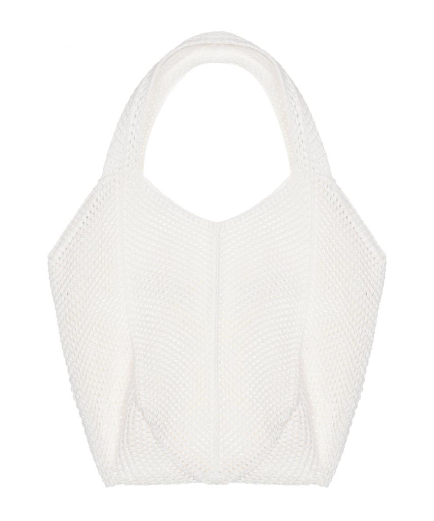 Nick&Nicole Nicole Crochet Knit Bag_Ivory