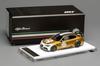 FREESTYLE MOTORHELIX Alfa Romeo Giulia GTAm Ocra GT Gold Finished Model MH64009OG 1/64