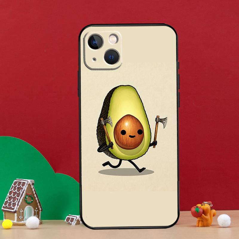 Funny Avocado Quotes Phone Case For iPhone 16 15 Pro 11 14 Pro Max 12 13 Mini XS X XR 16 Plus 16e Cover Coque