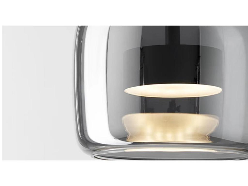 Italian Minimalist Glass Pendant Light for Bar, Study, Bedroom, or Bedside. Nordic Style, High-End, Simple Design.