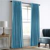 Fleece Solid Color Blackout Curtain Cloth, Living Room Bedroom Blackout Curtain Finished Multi-Color