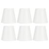 6Pcs Household Chandelier Fabric Lampshade Lamps Cover Decoration for E14 Light Bulb