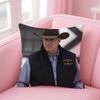 JJohn Dutton Cushion Cover Pillow Case Soft Friendly Fabric  Concealed Zipper