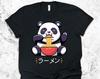 Ramen Panda Noodles Shirt, Ramen Shirts, Ramen Gifts, Foodie Shirts, Japanese Food Shirts, Ramen Art