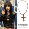 Retro ethnic style long pendant necklace light luxury niche high-end sweater chain temperament versatile personality jewelry women