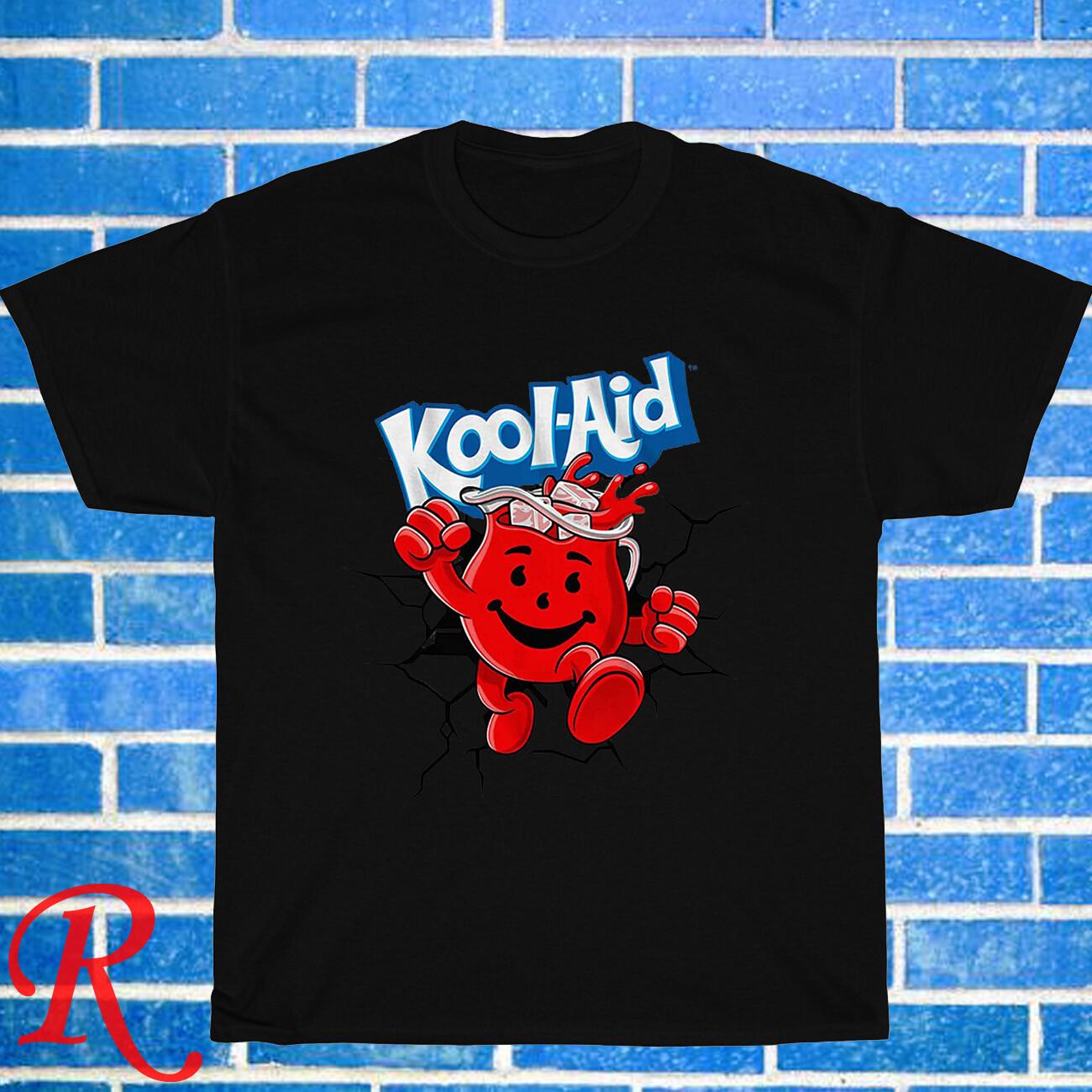 Ohh Yeah Kool Aid Logo Black/Grey/Navy Size S-3XL Unisex T-Shirt S