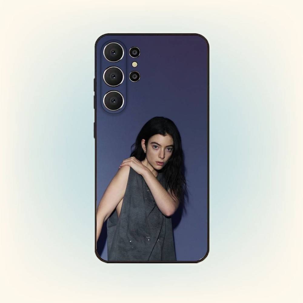 

Singer L-Lorde Virgin Phone Case For Samsung S26,S25,24,23,22,30,21,10,9,Ultra,Plus,Lite,FE Soft Black Case Samsung S21Ultra