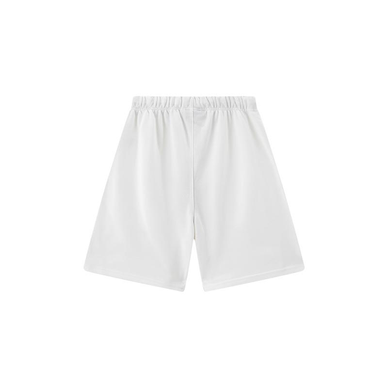 E853 Fear Of God Essentials Szorty Dresowe Z Napisem Unisex Oversize Bawełniane Ze Sznurkiem Elastyczna Talia Streetwear Codzienne Sportowe Szorty