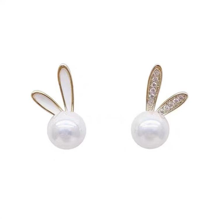 Retro Light Luxury Korean-Style Pearl Tassel Earrings for Women