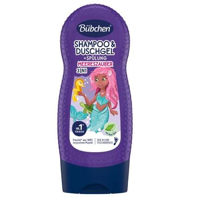Busen Kids Shampoo Shower Rinse 3in1 Sea Magic 230 Ml