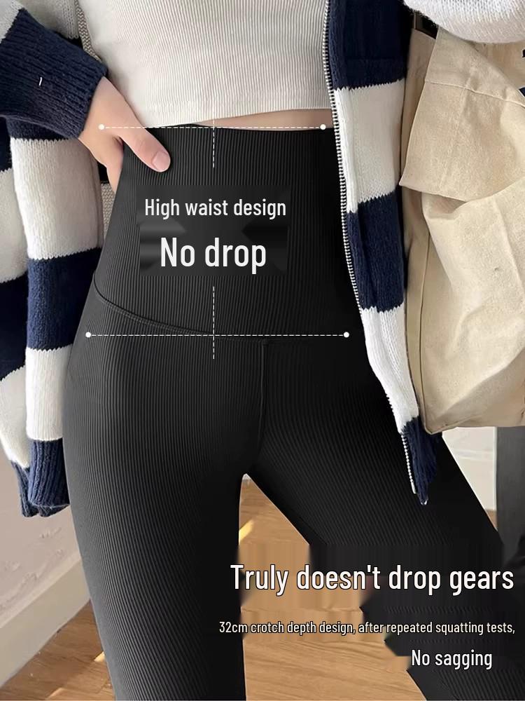 High-Waisted Butt-Lifting Yoga Pants for Petites - Spring/Summer Thin Style Plus-Size Fitness Leggings