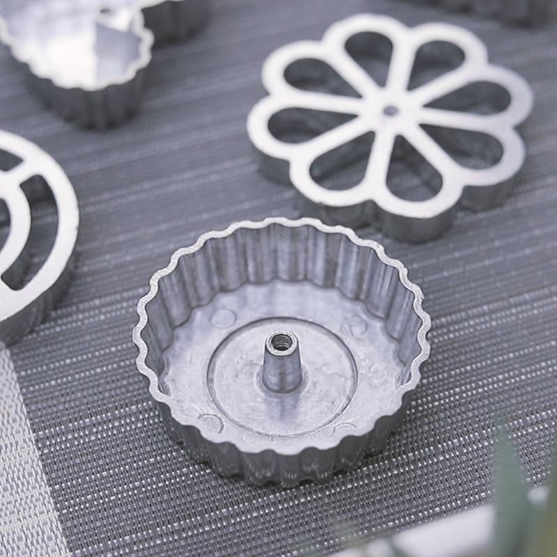 Aluminum Alloy Frying Mold Deep-Fried Dough Cake Mould Shrimp Cake Turnip Strip Spoon Snack Frying Mold Kitchen Baking Tools