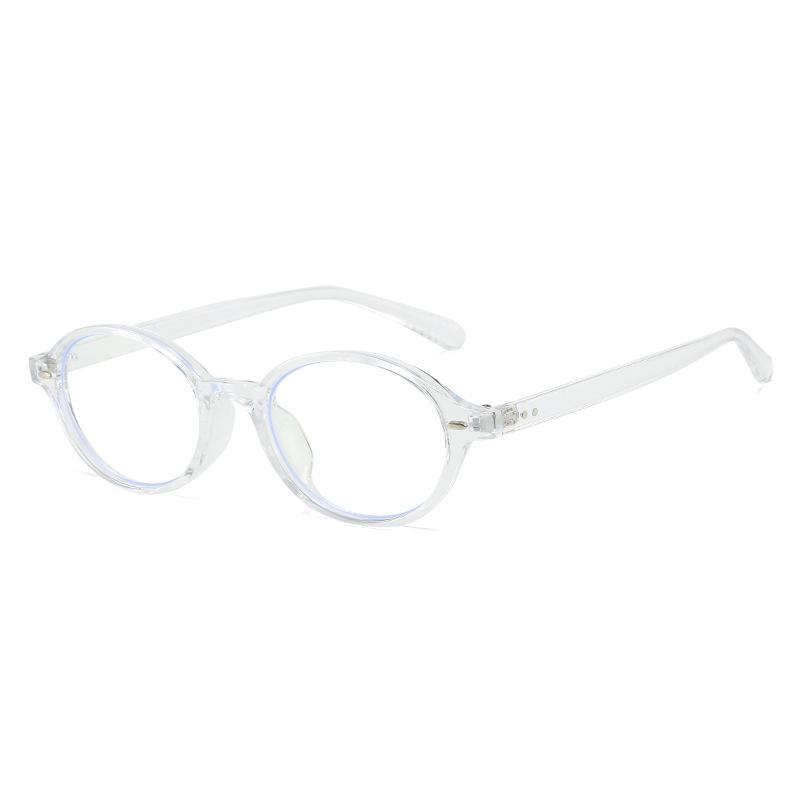  New Oval Glasses Frame Women Vintage Female Driving Eyewear Optical Anti-Blue Light Eyeglasses Frames Simple Frames