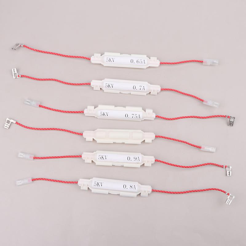 5Kv 0.65/0.7/0.75/0.8/0.85/0.9A High Voltage Fuse For Microwave Ovens Universal Fuse Holder Microwave Ovens Parts