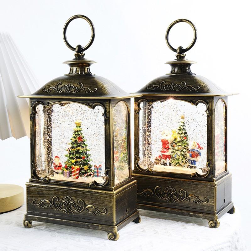 Christmas decorations, ornaments, wind lights, Christmas crystal lights, music box, children's birthday, Christmas gifts