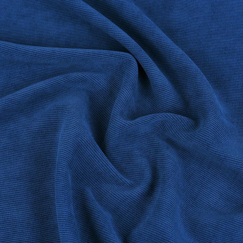 Toothpick Strip Velvet Cotton-Blend Warm Hoodie Jacket Fabric
