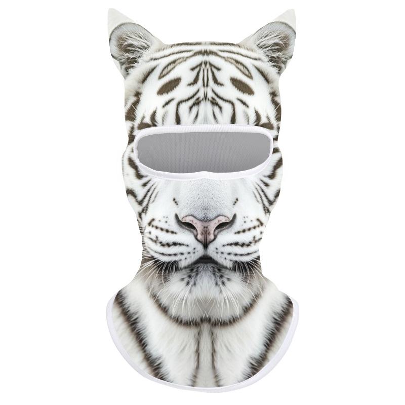 1pcs Animal Balaclava Motorcycle Motocross Ski Snowboard Hat 3D Cat Ski Balaclava Animal Face Covering Full Face Hood Masque