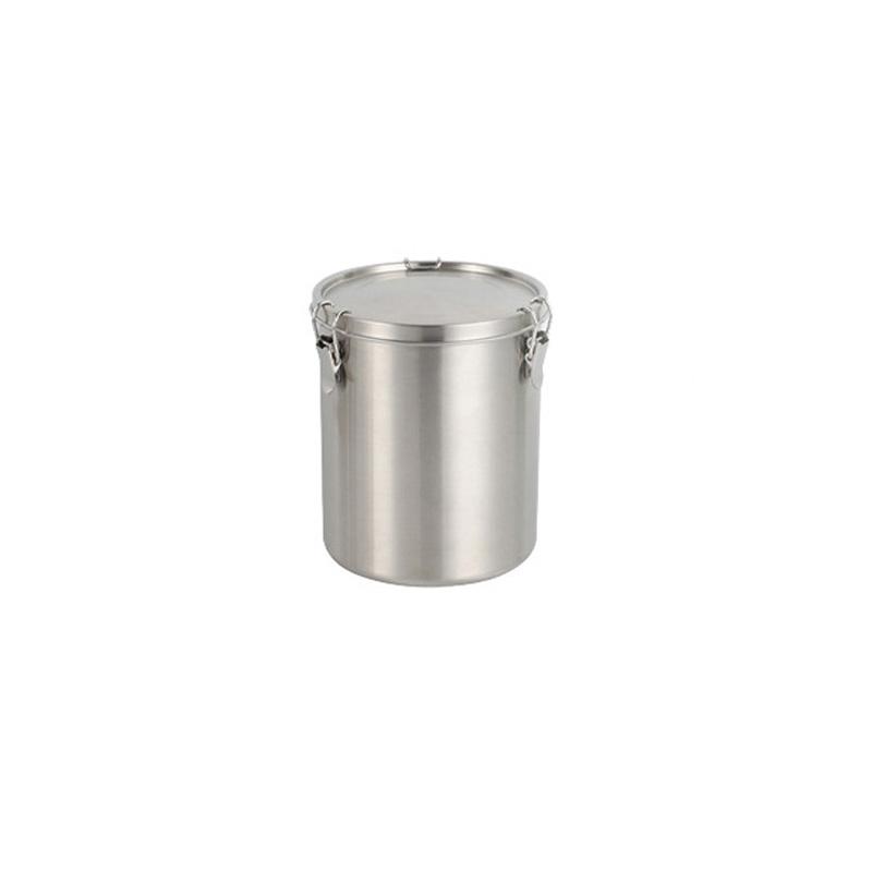 Stainless Steel Storage Tank Sealed Tank Food Storage Container with Scale Large Capacity Coffee Bean Cereal Tea Storage Tank
