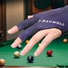 Left Hand Billiards Gloves Elasticity Wear-resistant Open 3 Fingers Gloves High Elastic Light Three Finger Gloves Man