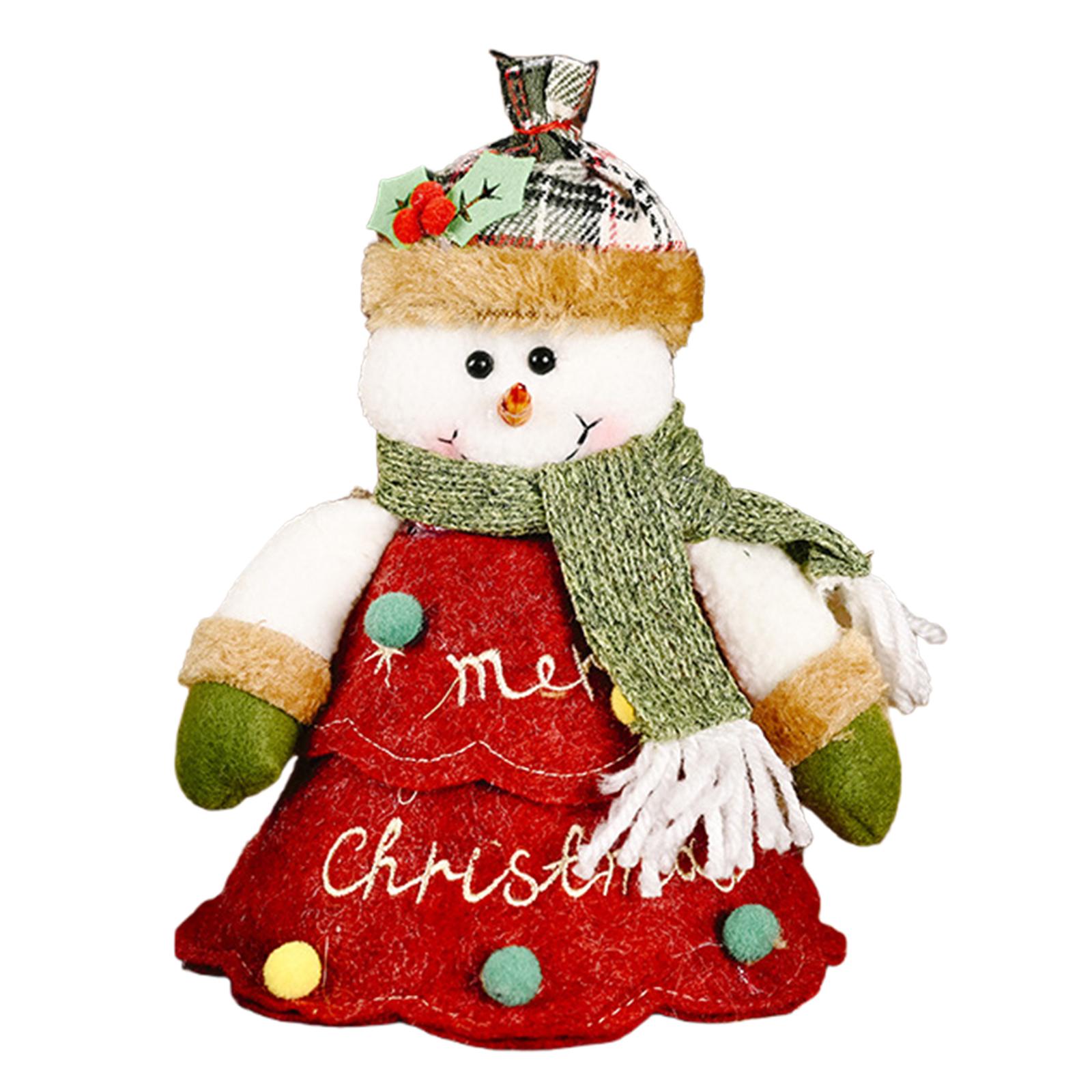 

Рождественские подарочные мешки Санта/Снеговик/Лось из утолщенного фетра, с застежкой-молнией, многоразовые рождественские подарочные мешки для яблок/конфет AS SHOWN