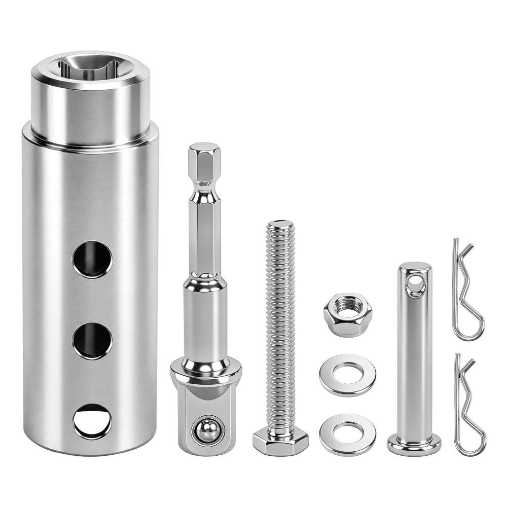 1/2-inch Socket Trailer Jack Drill Adapter Stainless Steel Socket Adapter Bit Trailer Accessories