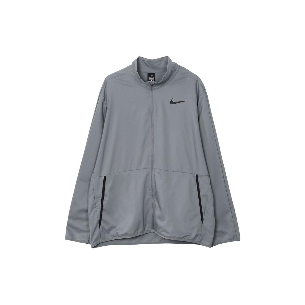 Nike Dri-FIT High Collar Zip-Up Sports Jacket Men Outerwear Gray CU4953-084