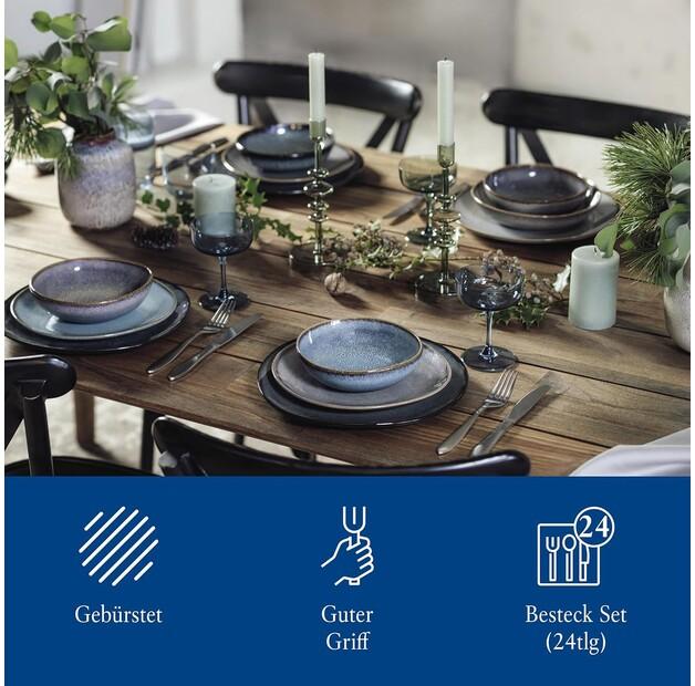 Набор матовых столовых приборов Villeroy & Boch Arthur, 24 предмета (11263949030)