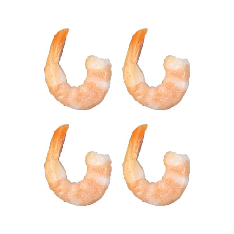 4PCS/Pack Artificial Shrimp Pvc Simulated Food Simulated Food Shrimp Model 1