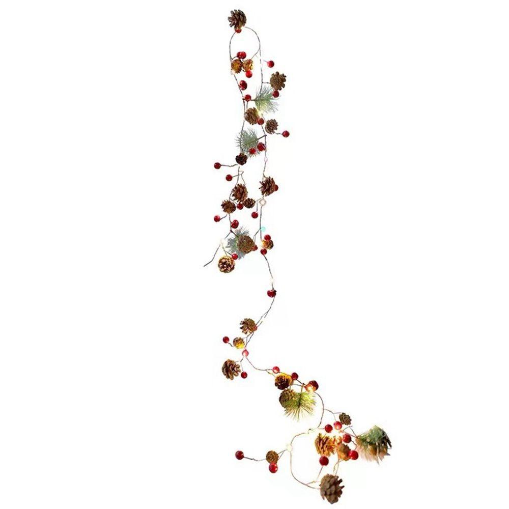 Vánoční potřeby Květiny Poinsettia Vánoční dekorace Vánoční girlanda Světelný řetěz Domácí dekorace