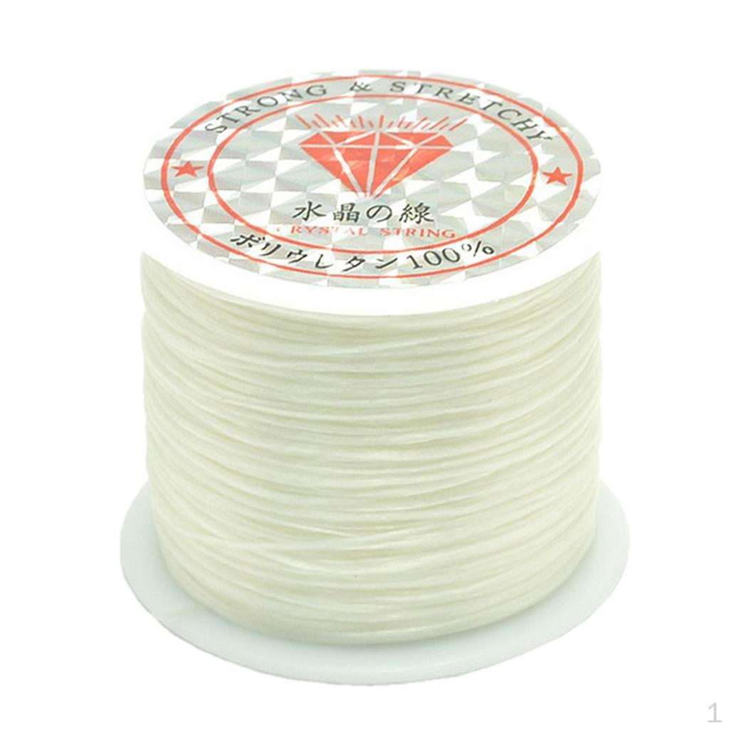 0.5mm Elastic Bracelet String Cord Beading Thread 50m/Roll for Jewelry Making Necklace
