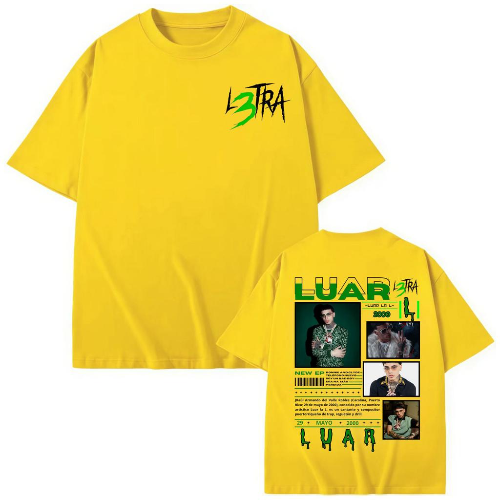 Hot Sale Rapper Luar La L T-shirt Men Women Clothing Harajuku Hip Hop Short Sleeve T-shirts Summer Fashion Loose T Shirts