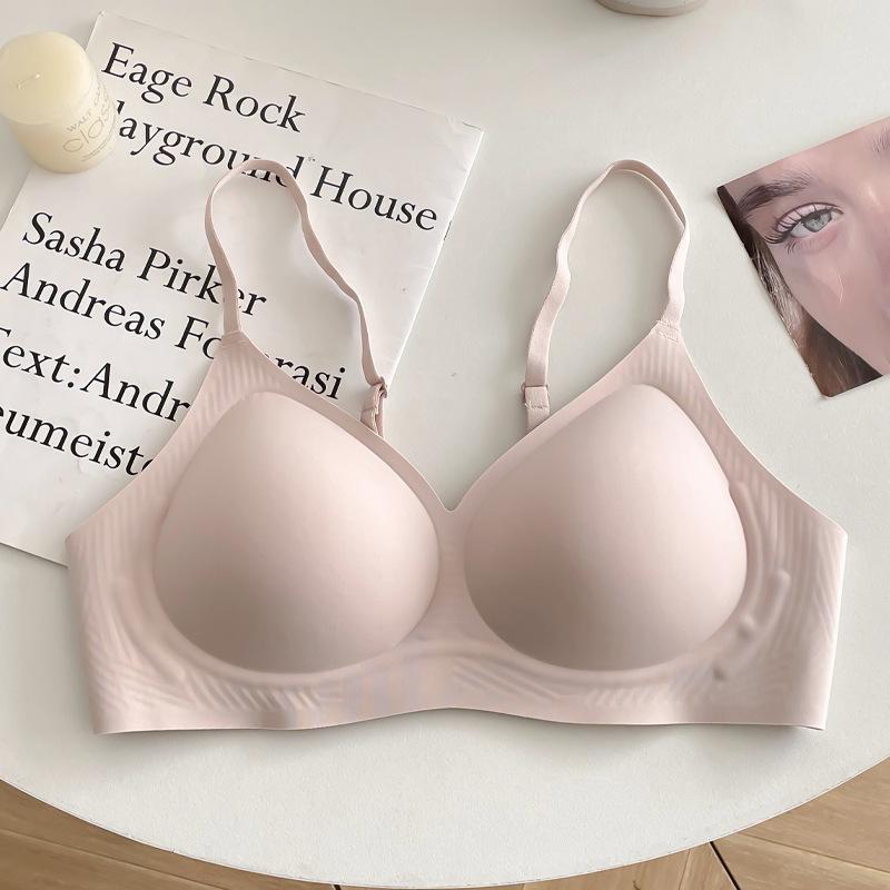 Women Wireless Soft Support Push Up Bra For Small Bust Anti Sag Breathable Lingerie