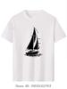Men's Clothing Oversized T-shirt Funny Yacht Boat Ship Sea Ocean Waves Casual Fitness T Shirt Handsome Raglan Cotton Tshirt