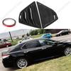 For Toyota Camry 2018-2026 Sedan Side Window Louvers Rear Quarter Vent Scoop Cover Trim Carbon Fiber Look Matte Black Decoration