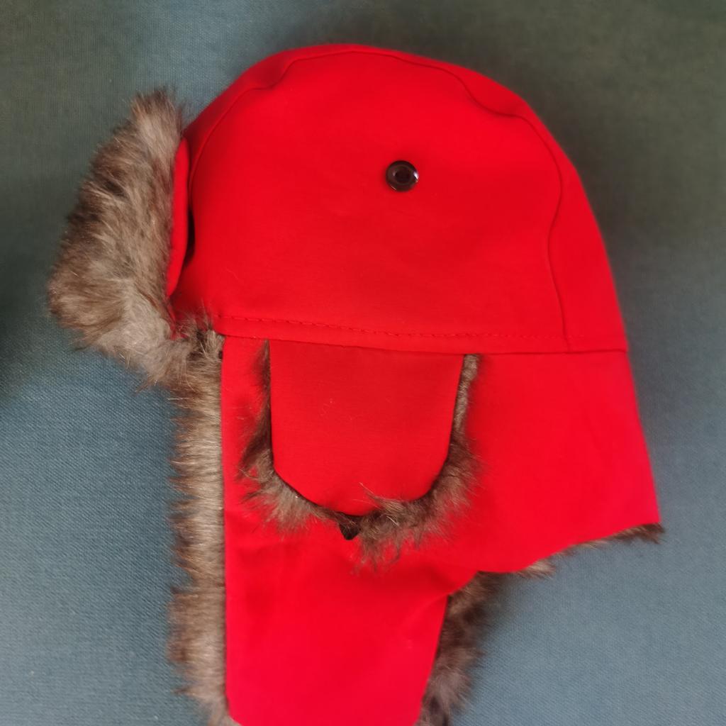 Mens Women Unisex Warm Trapper Aviator Trooper Earflap Winter Flaps Ski Hat New Bomber Hats Russian Ski Hat Faux Fur Hats