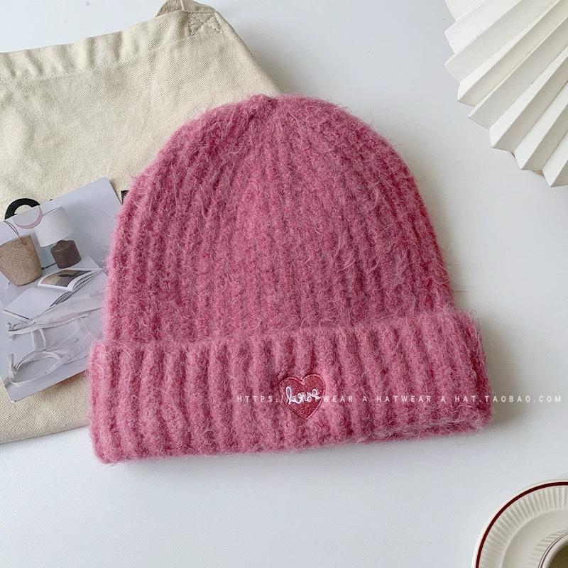 Autumn and Winter Wool Pile Hats with Large Head Circumference Versatile Casual Cold Hats Warm Hats Couple Ear Protection Knitted Hats